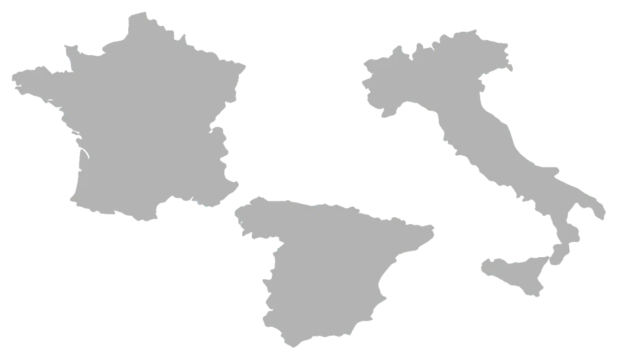 Carte de France — zone d'intervention LB Conseil
